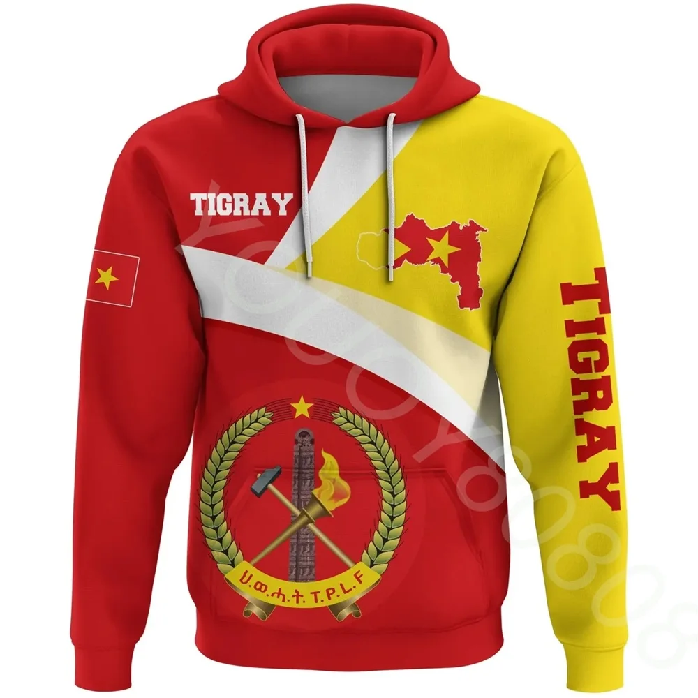 African Region Men's New Clothing Sweatshirt 3D Printing Personalized Tigray Flag Maps Red Pullover Pattern Funny Harajuku Top
African Region Men's New Clothing Sweatshirt 3D Printing Personalized Tigray Flag Maps Red Pullover Pattern Funny Harajuku Top