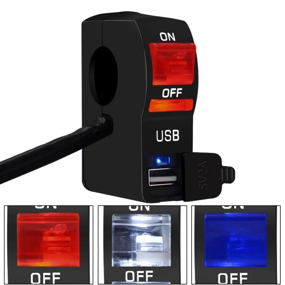 Зарядное устройство для телефона, адаптер питания, водонепроницаемый USB-порт 12 В, руль мотоцикла с переключателем света 5 в 2 А, мобильный
Зарядное устройство для телефона, адаптер питания, водонепроницаемый USB-порт 12 В, руль мотоцикла с переключателем света 5 в 2 А, мобильный