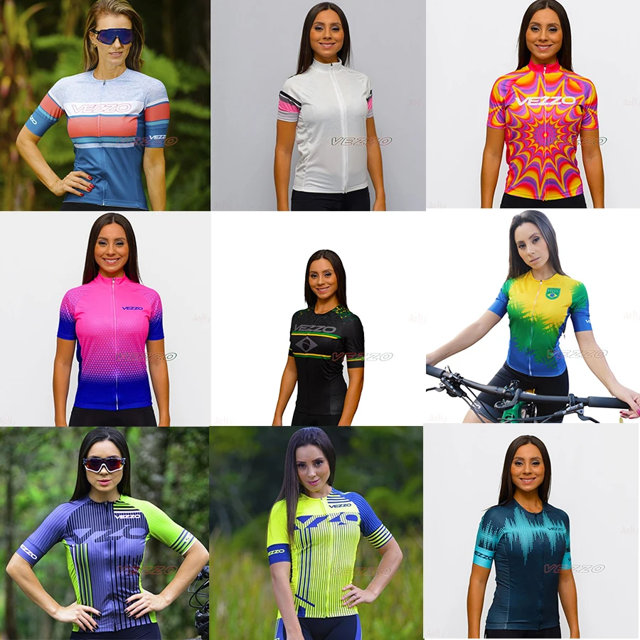2022 VEZZO Women's Professional Short Sleeve Cycling Clothing Breathable Go Pro Bicycle Jersey Roupa De Ciclismo Ladies MTB Wear
2022 VEZZO Women's Professional Short Sleeve Cycling Clothing Breathable Go Pro Bicycle Jersey Roupa De Ciclismo Ladies MTB Wear