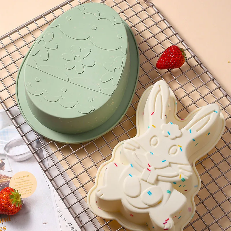 Home Easter Dinosaur Egg Bunny Cake Mold Silicone Mold Cartoon Baking Mold Tool Kitchen Bar Handmade DIY Food Cake Mold Supplies
Home Easter Dinosaur Egg Bunny Cake Mold Silicone Mold Cartoon Baking Mold Tool Kitchen Bar Handmade DIY Food Cake Mold Supplies
