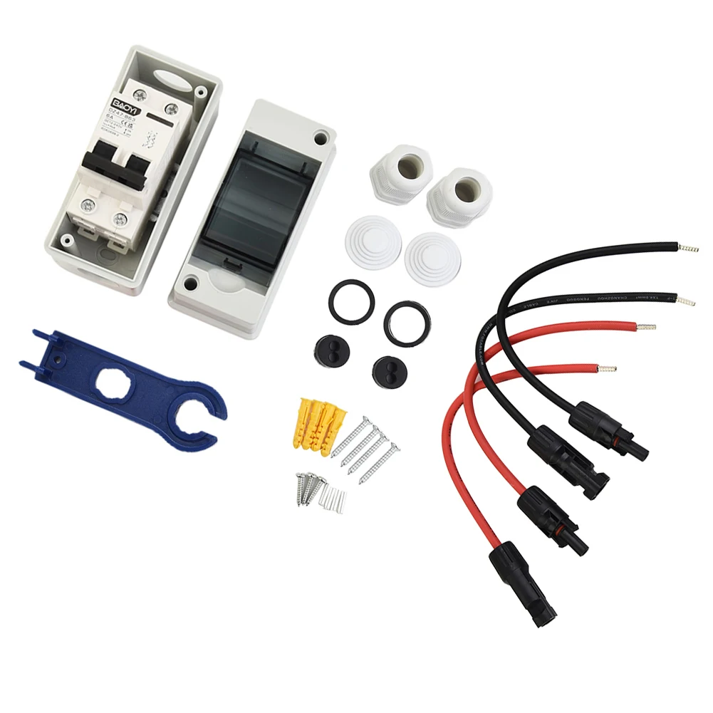 Solar Circuit Breaker Miniature 2P Poles DC12-240V DZ47X 30A IP65 IP65 Waterproof Junction Box PV Isolator Switch
Solar Circuit Breaker Miniature 2P Poles DC12-240V DZ47X 30A IP65 IP65 Waterproof Junction Box PV Isolator Switch