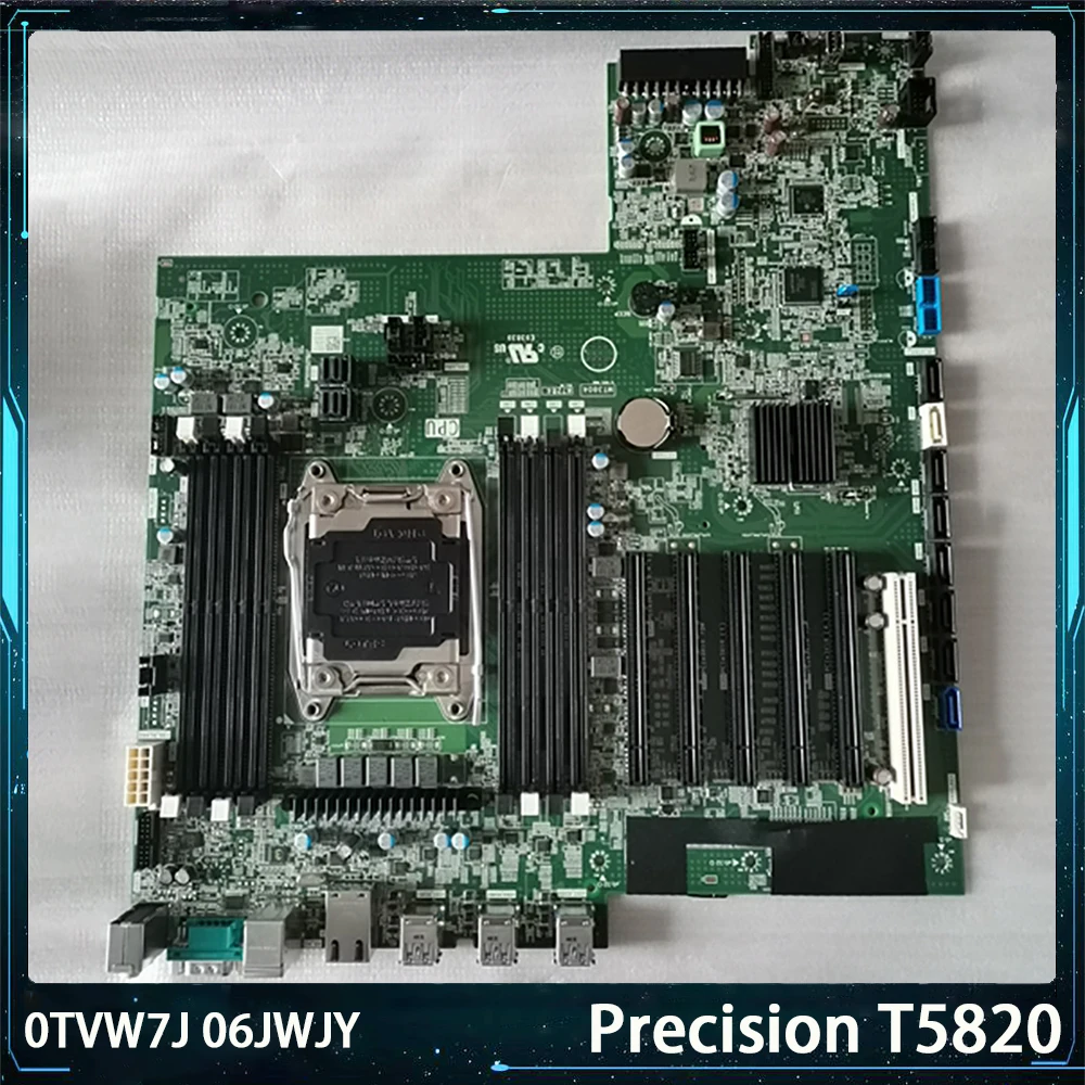 

TVW7J 6jwjy для DELL Precision T5820 0TVW7J 06JWJY C422 DDR4 поддержка Xeon W-2XXX графическая рабочая станция Материнская плата высокого качества