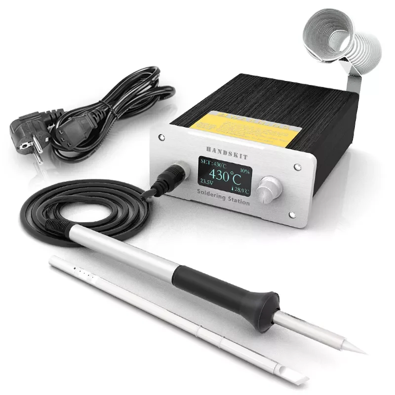 T12 Soldering Station STM32 2.1S 5Pin OLED 1.3 Display Adjustable Temperature Digital Electronic With Soldering Tips Welding
T12 Soldering Station STM32 2.1S 5Pin OLED 1.3 Display Adjustable Temperature Digital Electronic With Soldering Tips Welding