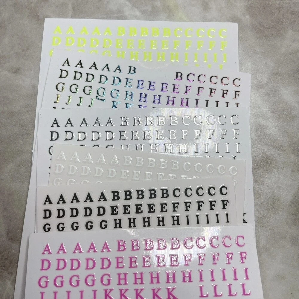 1pcs Numbers Decals Nail Sticker Laser Gold Word Bronzing Sticker Symbolic Template Slider For Nails Art Decorations Accessories
1pcs Numbers Decals Nail Sticker Laser Gold Word Bronzing Sticker Symbolic Template Slider For Nails Art Decorations Accessories