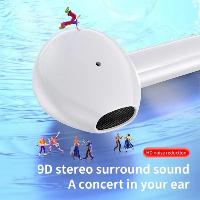 J09 TWS Wireless Bluetooth 5.3 Earphone 9D Stereo Touch Control Earbuds Sport Waterproof Headset with Mic For Mobile Phone
J09 TWS Wireless Bluetooth 5.3 Earphone 9D Stereo Touch Control Earbuds Sport Waterproof Headset with Mic For Mobile Phone