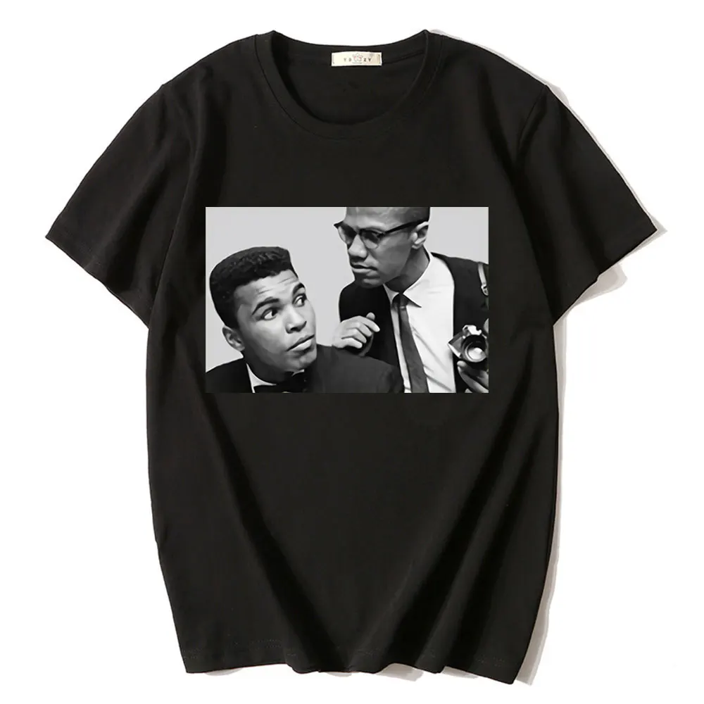 Muhammad Ali Boxer Boxinger Malcolm X The Greatest Graphic T-shirts Men Cotton Short Sleeve Oversized Tshirt Harajuku
Muhammad Ali Boxer Boxinger Malcolm X The Greatest Graphic T-shirts Men Cotton Short Sleeve Oversized Tshirt Harajuku
