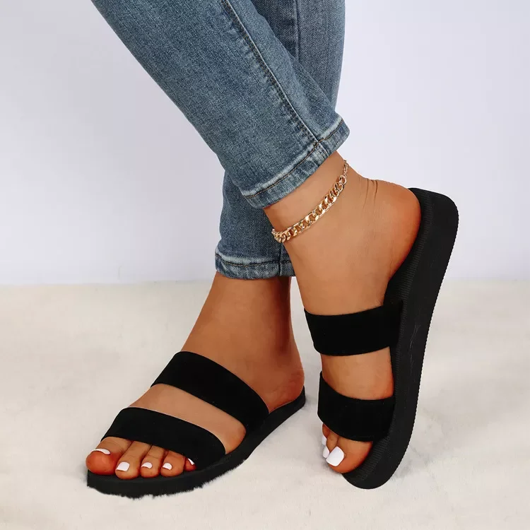 antiskid fashion handmade flowers female drag flat wedges cool slippers leisure beach a word wholesale
antiskid fashion handmade flowers female drag flat wedges cool slippers leisure beach a word wholesale