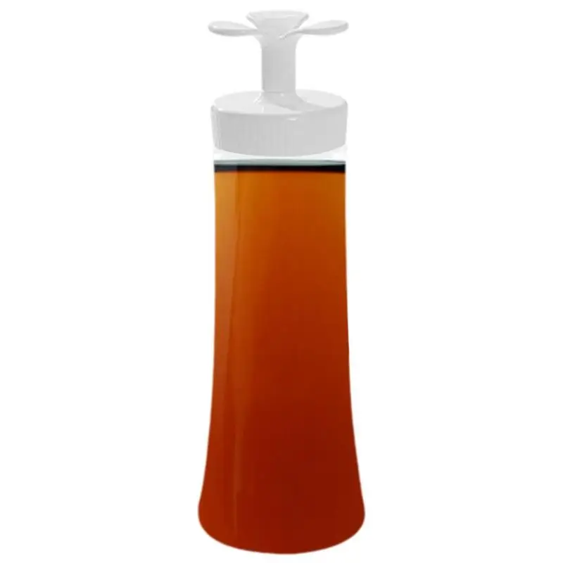 

210/350ml Squeeze Bottle Household Kitchen Sub-bottling Tomato Salad Dressing Squeeze Bottle With Petal-shaped Bottle Cap Design