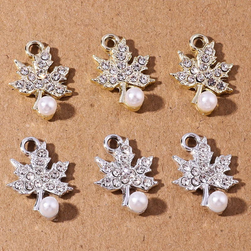 10pcs 14x18mm Cute Crystal Maple Leaf Charms for Jewelry Making Necklaces Pendants Earrings DIY Keychains Crafts Accessories
10pcs 14x18mm Cute Crystal Maple Leaf Charms for Jewelry Making Necklaces Pendants Earrings DIY Keychains Crafts Accessories
