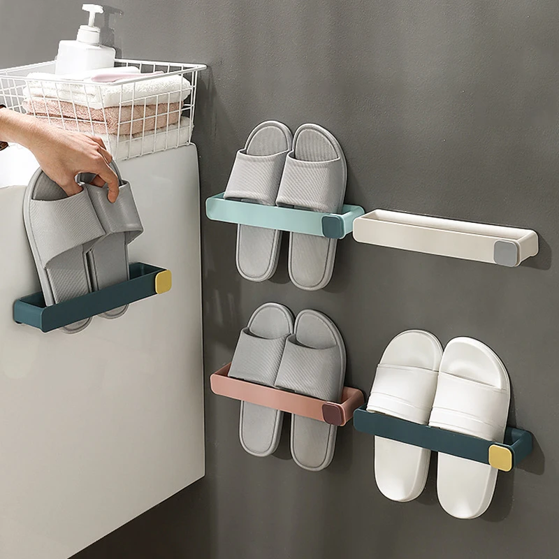 Slipper Rack Bathroom Wall-mounted Slipper Organizer Home Bedroom Shoe Hanger Shoe Stand Bathroom Storage Shelf Save Space
Slipper Rack Bathroom Wall-mounted Slipper Organizer Home Bedroom Shoe Hanger Shoe Stand Bathroom Storage Shelf Save Space