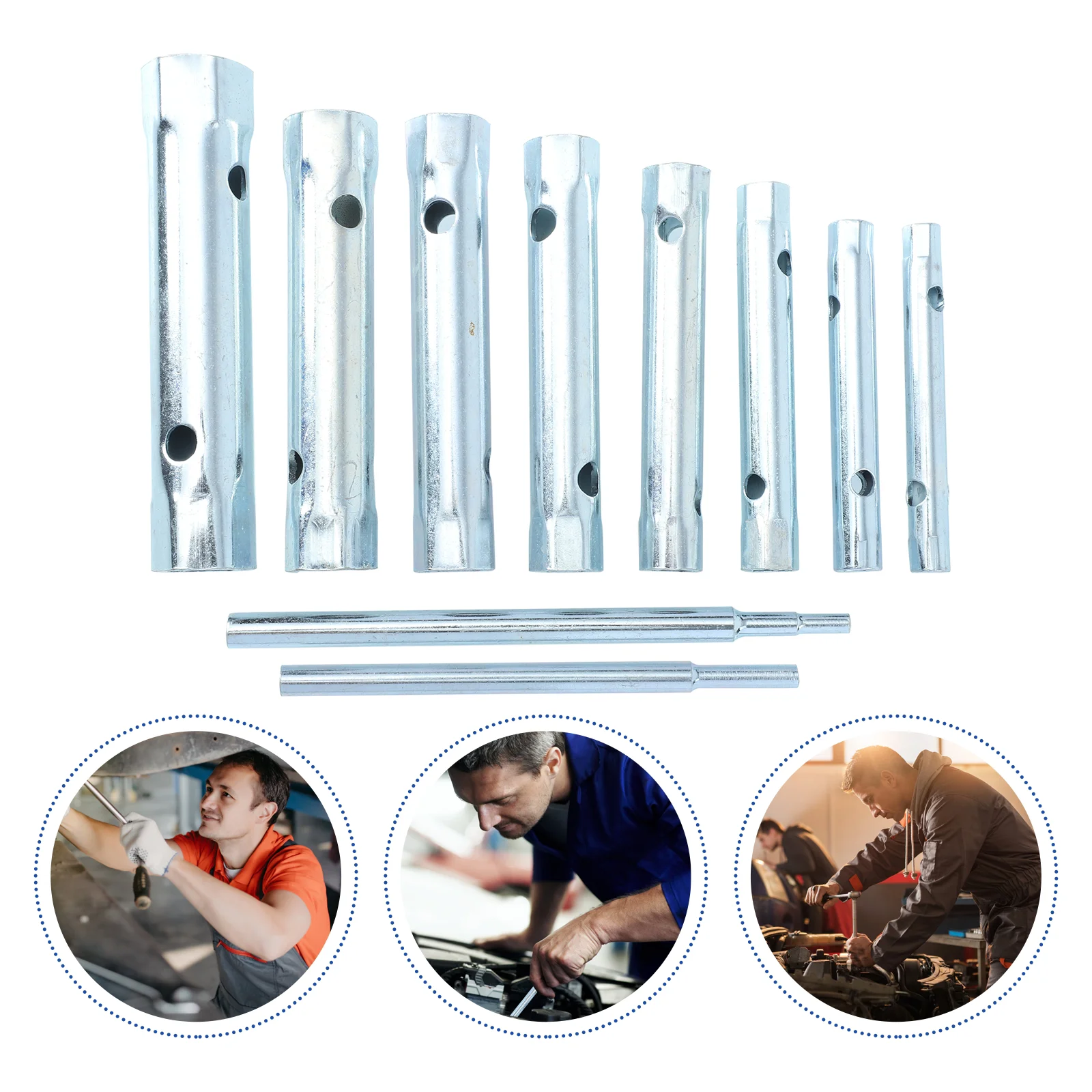 10pcs Shower Valved Socket Wrench Dual-Ended Installation Tool 
10pcs Shower Valved Socket Wrench Dual-Ended Installation Tool