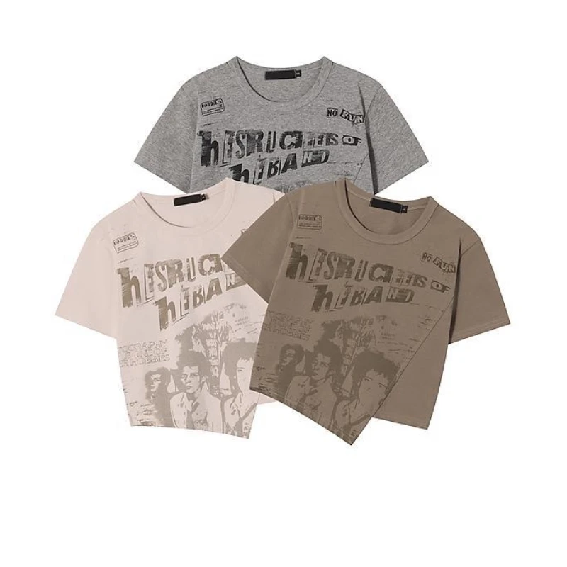 Side Opening Commuting Ins Style Spring/Summer Asymmetric T-Shirt Trend Versatile Short Top For Women
Side Opening Commuting Ins Style Spring/Summer Asymmetric T-Shirt Trend Versatile Short Top For Women