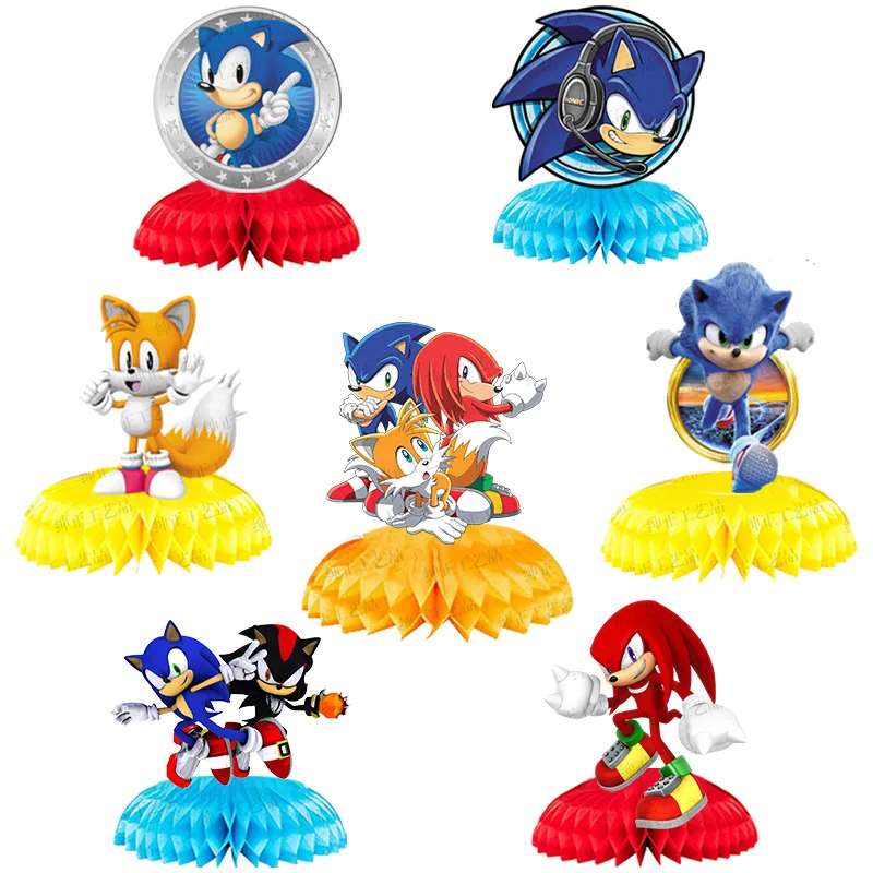 Sonic The Hedgehog Party Decoration Honeycomb Ornament Set for Children's Birthday Honeycomb Ball Paper Fan Table Decoration
Sonic The Hedgehog Party Decoration Honeycomb Ornament Set for Children's Birthday Honeycomb Ball Paper Fan Table Decoration