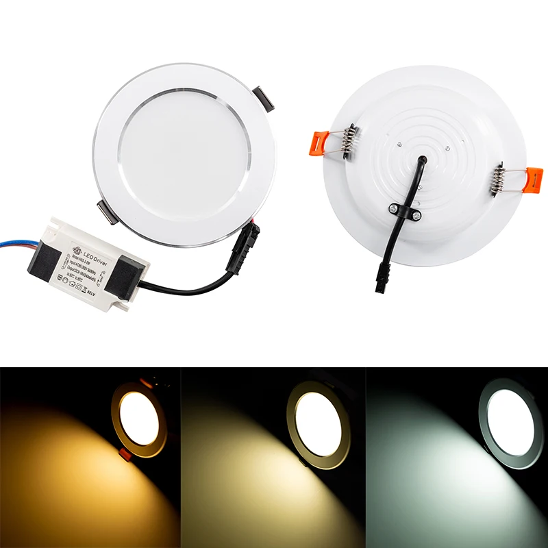 

LED Recessed Ceiling Downlights 110V 220V 3W 5W 7W 9W 12W 15W 18W High Brightness Dimmable Led Spotlight Recessed Ceiling