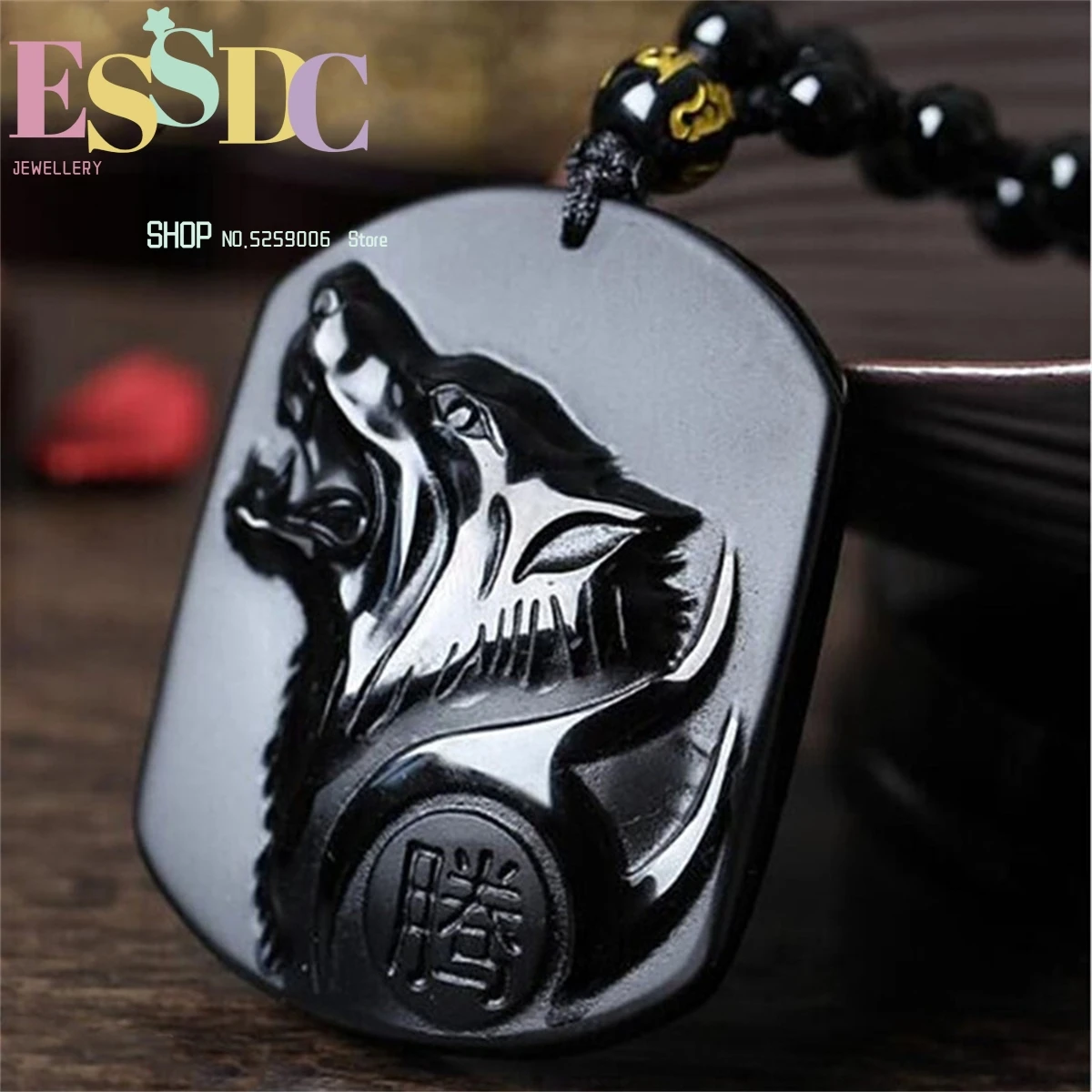 Obsidian Wolf Head Pendant Frosted Wolf Totem Necklace For Men And Women Lovers Gift Amulet Hand Carving Jewellery Charm Retro
Obsidian Wolf Head Pendant Frosted Wolf Totem Necklace For Men And Women Lovers Gift Amulet Hand Carving Jewellery Charm Retro