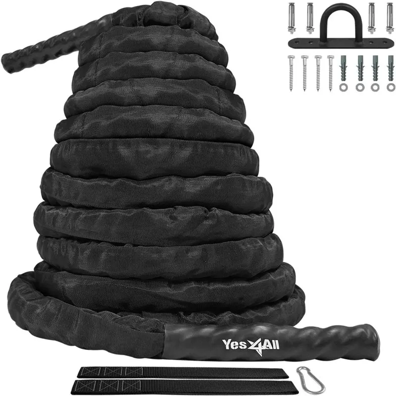 Battle Exercise Training Rope with Protective Cover – Steel Anchor & Strap Included
Battle Exercise Training Rope with Protective Cover – Steel Anchor & Strap Included