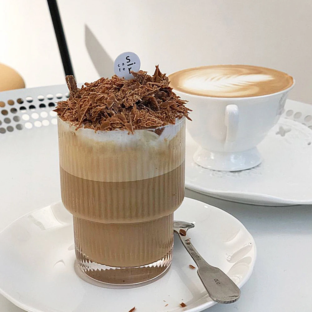 300ml Stripes Glass Cup Transparent Coffee Wine Milk Beer Juice Cold Drinkware Water Tea Cup Whisky Glass Cocktail Container
300ml Stripes Glass Cup Transparent Coffee Wine Milk Beer Juice Cold Drinkware Water Tea Cup Whisky Glass Cocktail Container
