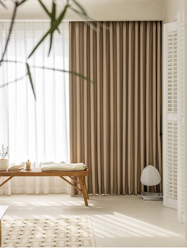 Dark Curtains For Living Room Bedroom Home Decor Wabi-sabi Light Luxure Senior Fashion Heat Insulation Soft Blackout Sunblinds
Dark Curtains For Living Room Bedroom Home Decor Wabi-sabi Light Luxure Senior Fashion Heat Insulation Soft Blackout Sunblinds