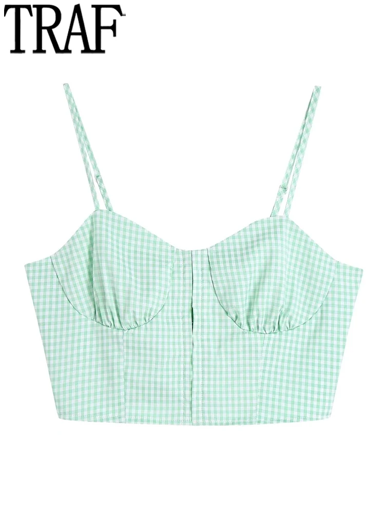 Топ женский летний зеленый с открытыми плечами, 2022 
Топ женский летний зеленый с открытыми плечами, 2022