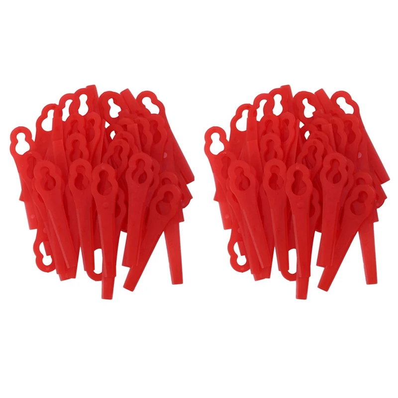 Пластиковые лезвия для стрижки травы, 100 шт. 
Пластиковые лезвия для стрижки травы, 100 шт.