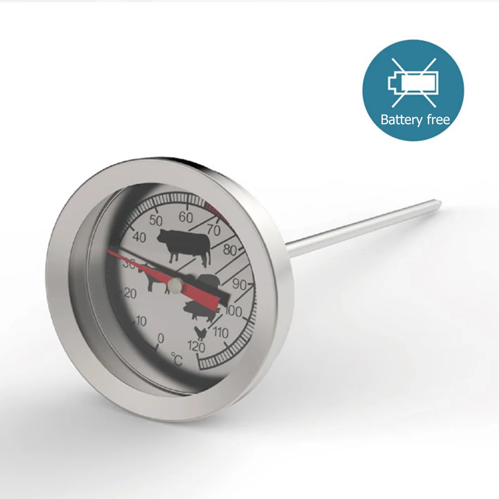 Meat Thermometer Cooking Tools Kitchen Stainless Steel Oven Cooking BBQ Probe Thermometer Food Meat Gauge 120 Centigrade
Meat Thermometer Cooking Tools Kitchen Stainless Steel Oven Cooking BBQ Probe Thermometer Food Meat Gauge 120 Centigrade
