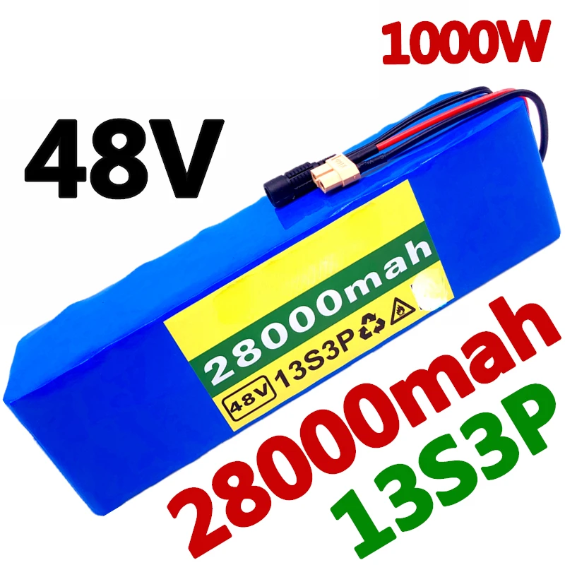 2022 100% NEW CKADK 48V28Ah 1000w 13S3P 48V Lithium ion Battery Pack 28000mah For 54.6v E-bike Electric bicycle Scooter with BMS
2022 100% NEW CKADK 48V28Ah 1000w 13S3P 48V Lithium ion Battery Pack 28000mah For 54.6v E-bike Electric bicycle Scooter with BMS