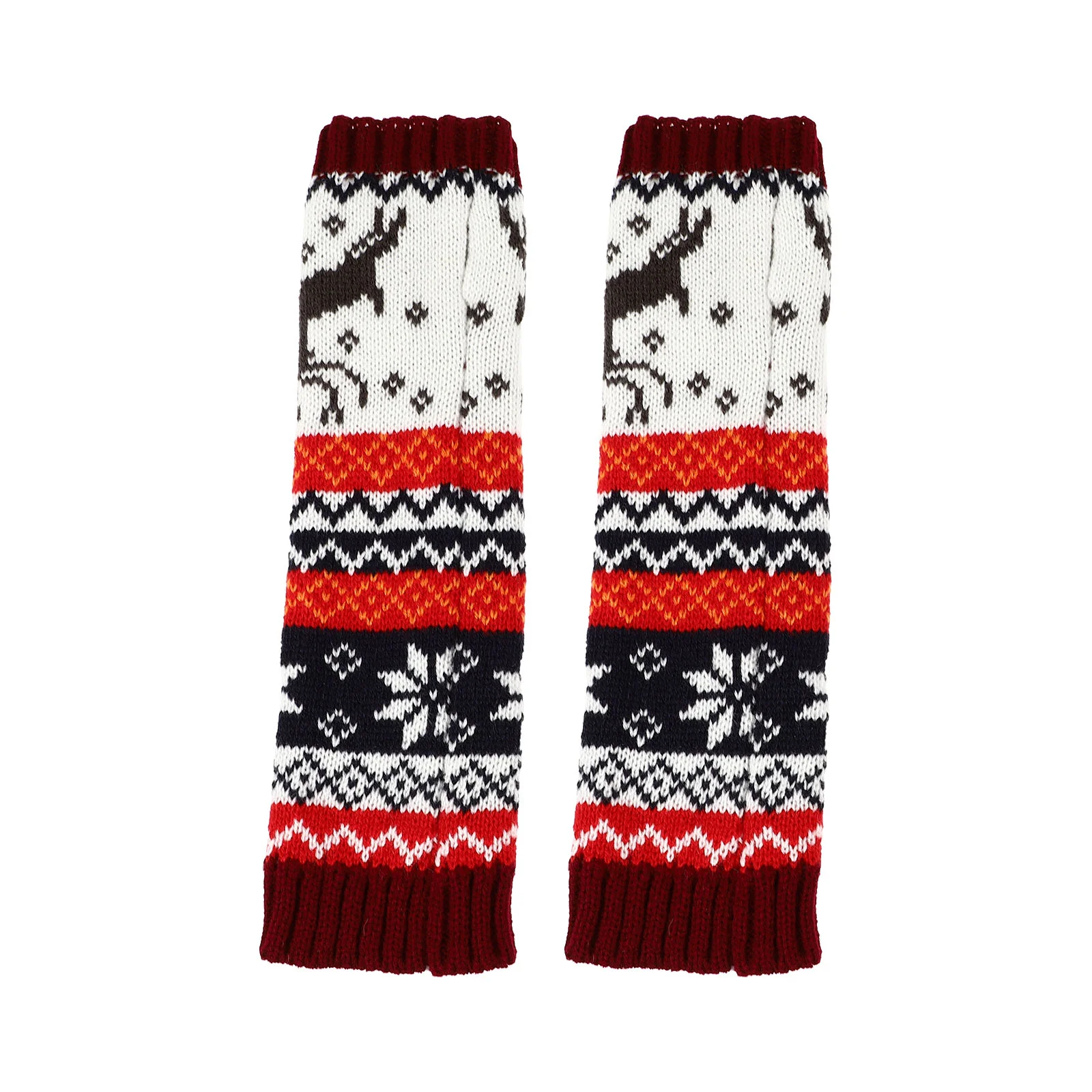 Arm Sleeves Knitted Gloves Winter Warm Oversleeve Half Cover Finger Cartoon Decorative Women Sleeve Outdoor Christmas Decor
Arm Sleeves Knitted Gloves Winter Warm Oversleeve Half Cover Finger Cartoon Decorative Women Sleeve Outdoor Christmas Decor