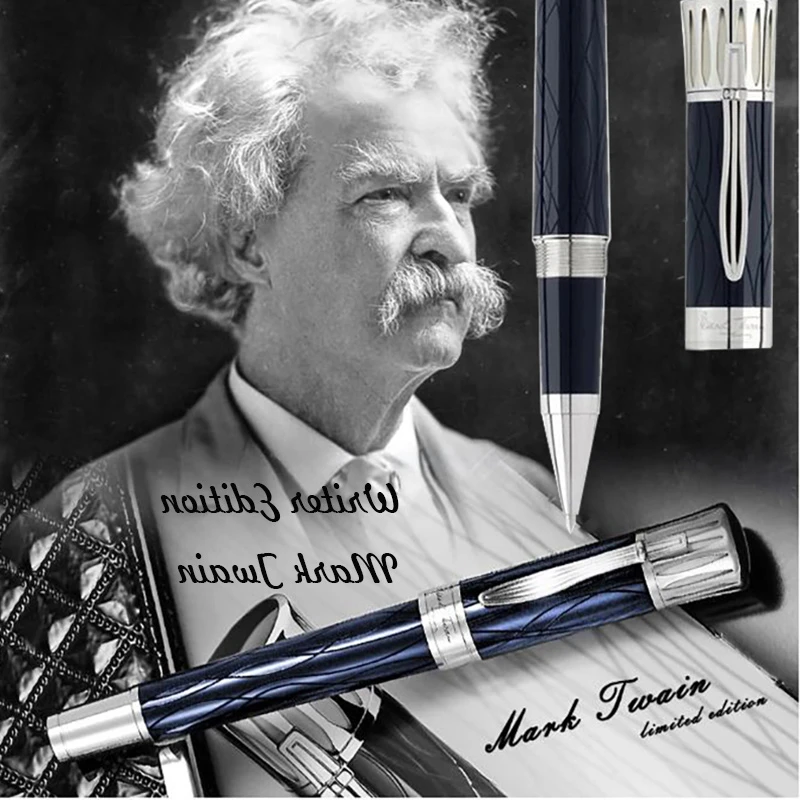 Great Writer Edition Mark Twain MB Ballpoint Rollerball Pen Black Ice Crack Gel Pens Engrave Serial Number 0068/8000
Great Writer Edition Mark Twain MB Ballpoint Rollerball Pen Black Ice Crack Gel Pens Engrave Serial Number 0068/8000