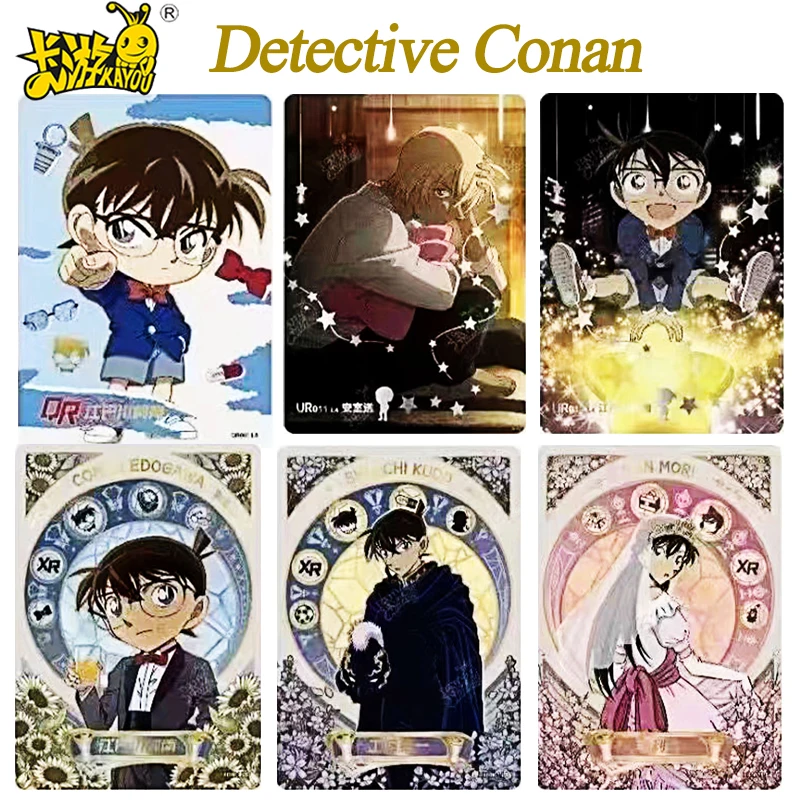 KAYOU Anime Cards Detective Conan Second Bullet XR Kudo Shinichi UR Ashikaga QR Card Children Toys Game Collection Cards
KAYOU Anime Cards Detective Conan Second Bullet XR Kudo Shinichi UR Ashikaga QR Card Children Toys Game Collection Cards