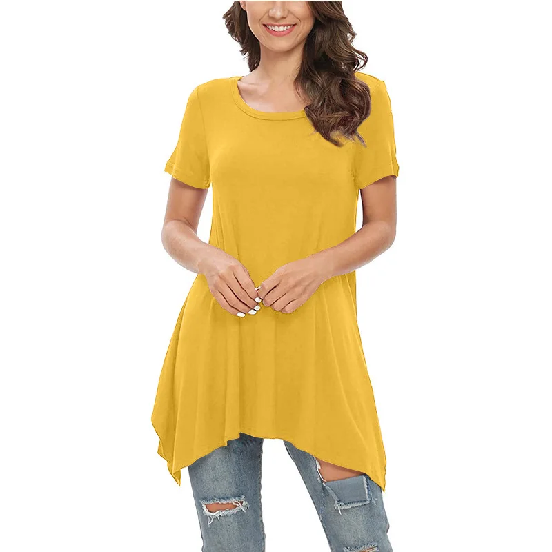 New T Shirt Women Summer Fashion Cartoon Tower Flower Asymmetric Design Short Sleeves O Neck High Quality Clothes Loose Tshirt
New T Shirt Women Summer Fashion Cartoon Tower Flower Asymmetric Design Short Sleeves O Neck High Quality Clothes Loose Tshirt