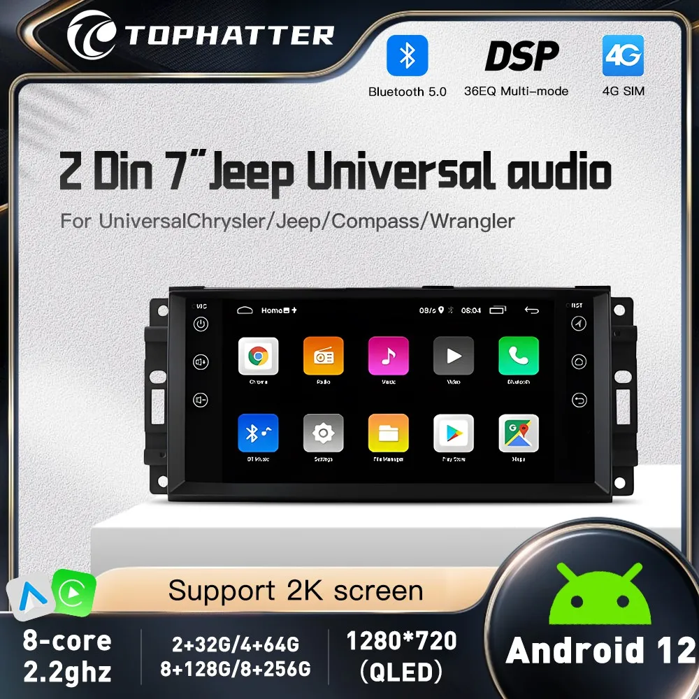 2 Din Multimedia Stereo Android Video Player For Jeep Universal GPS Navigation Headunit Auto Audio Radio Receiver Head Unit
2 Din Multimedia Stereo Android Video Player For Jeep Universal GPS Navigation Headunit Auto Audio Radio Receiver Head Unit