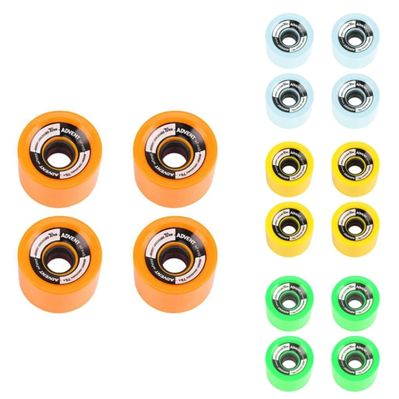 Set of 4 Wheels 70X51Mm 78A Offset Hub Solid Longboard Wheels Smooth Riding Longboarding Wheels
Set of 4 Wheels 70X51Mm 78A Offset Hub Solid Longboard Wheels Smooth Riding Longboarding Wheels