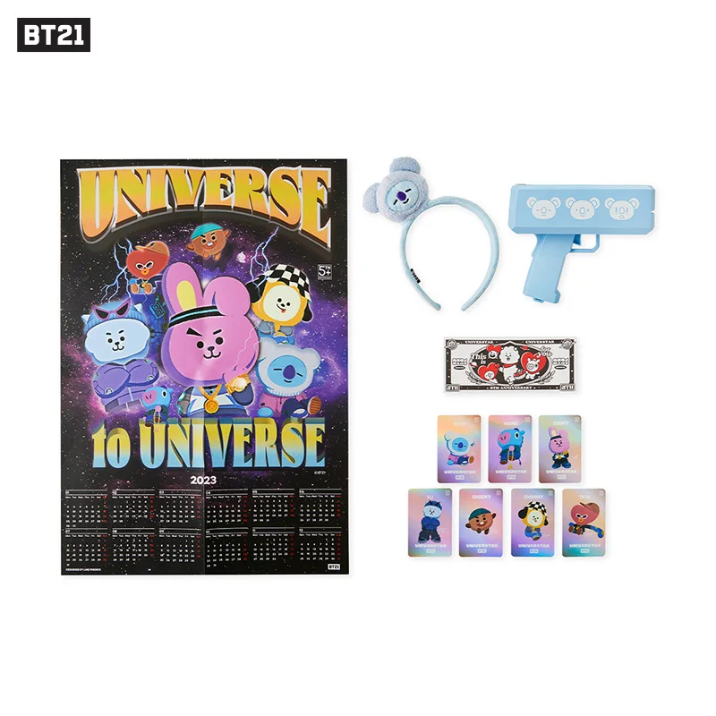 Bt21 Kpop 5Th искусственная Подарочная коробка, аниме-фигурка, ТАТА, Манг, чимми, повязка на голову, карта, настольный календарь, набор, детские игр...
Bt21 Kpop 5Th искусственная Подарочная коробка, аниме-фигурка, ТАТА, Манг, чимми, повязка на голову, карта, настольный календарь, набор, детские игр...