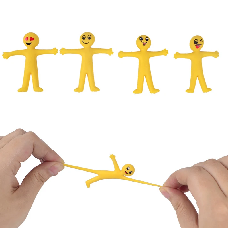 10pcs Smiley Man Stretchy Toys Fidget Toy TPR Foldable Yellow Villain Stress Relief Soft Stretch Squeeze Toy for Kids Gift
10pcs Smiley Man Stretchy Toys Fidget Toy TPR Foldable Yellow Villain Stress Relief Soft Stretch Squeeze Toy for Kids Gift