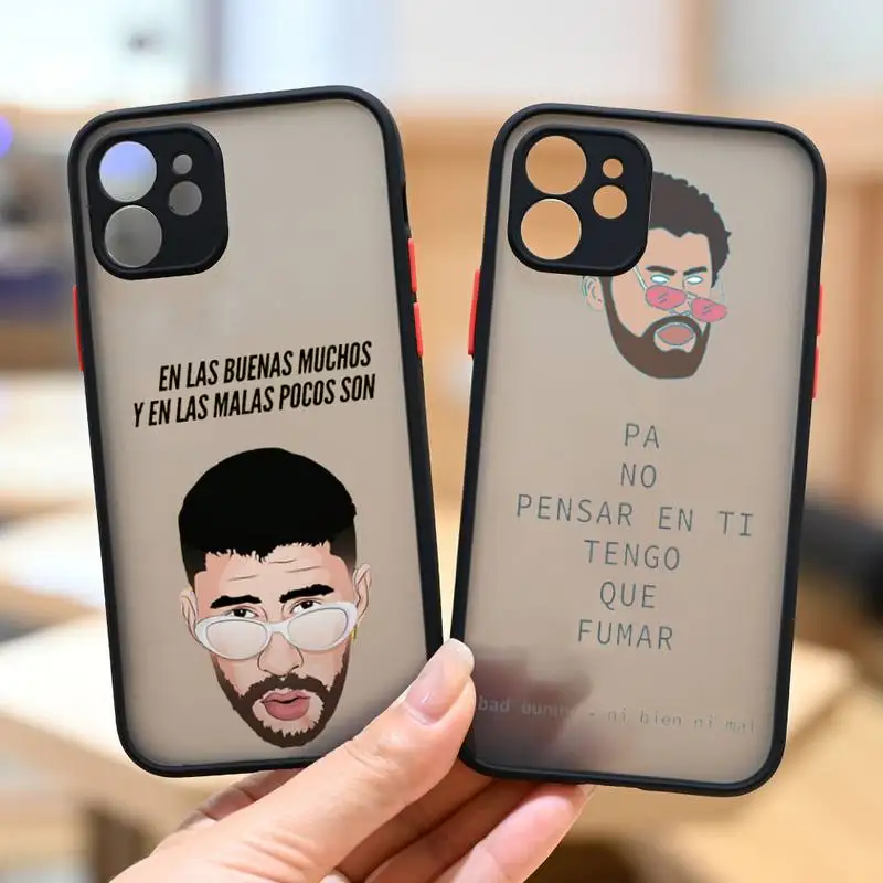 Bad Bunny - Yonaguni Phone Case For iPhone 12 11 Mini Pro XR XS Max 7 8 Plus X Matte transparent Back Cover
Bad Bunny - Yonaguni Phone Case For iPhone 12 11 Mini Pro XR XS Max 7 8 Plus X Matte transparent Back Cover
