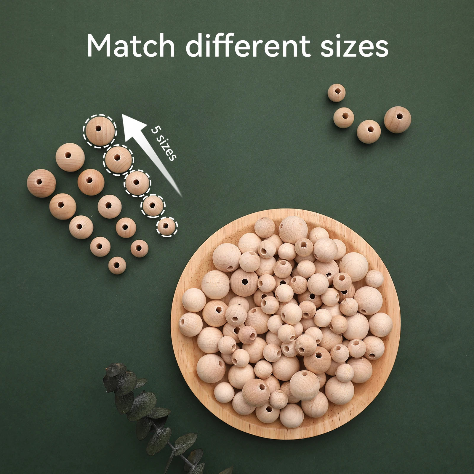 DIY 12/14/16/18/20mm Natural Wood Beads Round Spacer Wooden Chewable Round Beads for Jewelry Making Handmade Accessories 
DIY 12/14/16/18/20mm Natural Wood Beads Round Spacer Wooden Chewable Round Beads for Jewelry Making Handmade Accessories