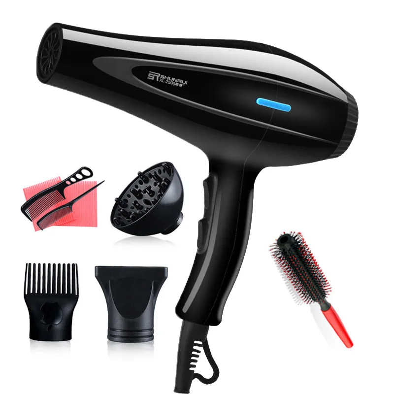 Hair Dryer Blow Air with Concentrator Nozzles Diffuser Comb Brush Salon Household Hairdryer Blower Hair Styling Tools 220V 35D
Hair Dryer Blow Air with Concentrator Nozzles Diffuser Comb Brush Salon Household Hairdryer Blower Hair Styling Tools 220V 35D