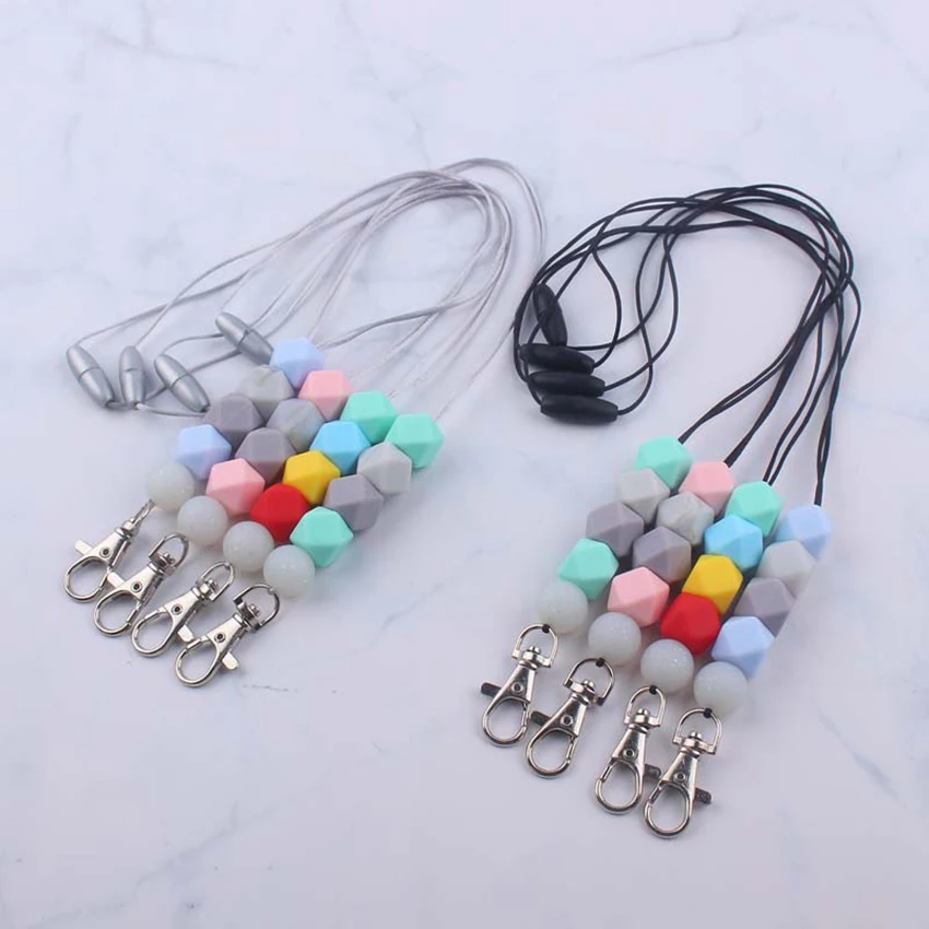 Teacher Lanyards for ID Badges for Women Silicone Bead Holder Keys Chain Aesthetic Breakaway Nurse Teens Beaded Charm Gift
Teacher Lanyards for ID Badges for Women Silicone Bead Holder Keys Chain Aesthetic Breakaway Nurse Teens Beaded Charm Gift