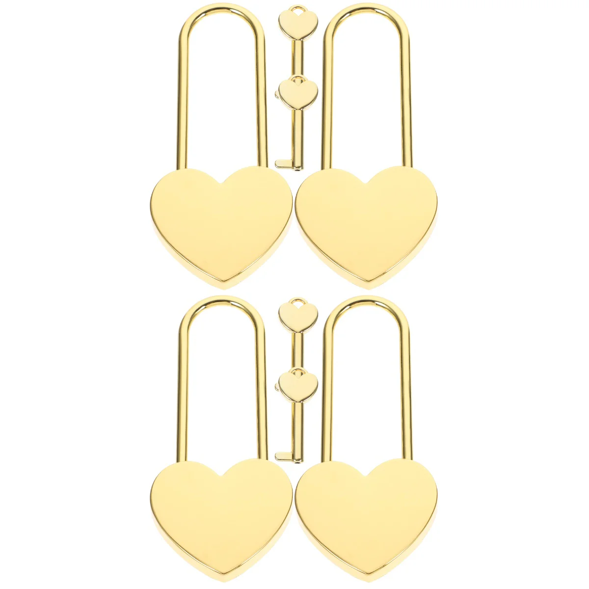 4 Sets Heart Shape Lock Couple Love Lock Diary Lock Travel Suitcase Luggage Padlock and Key
4 Sets Heart Shape Lock Couple Love Lock Diary Lock Travel Suitcase Luggage Padlock and Key