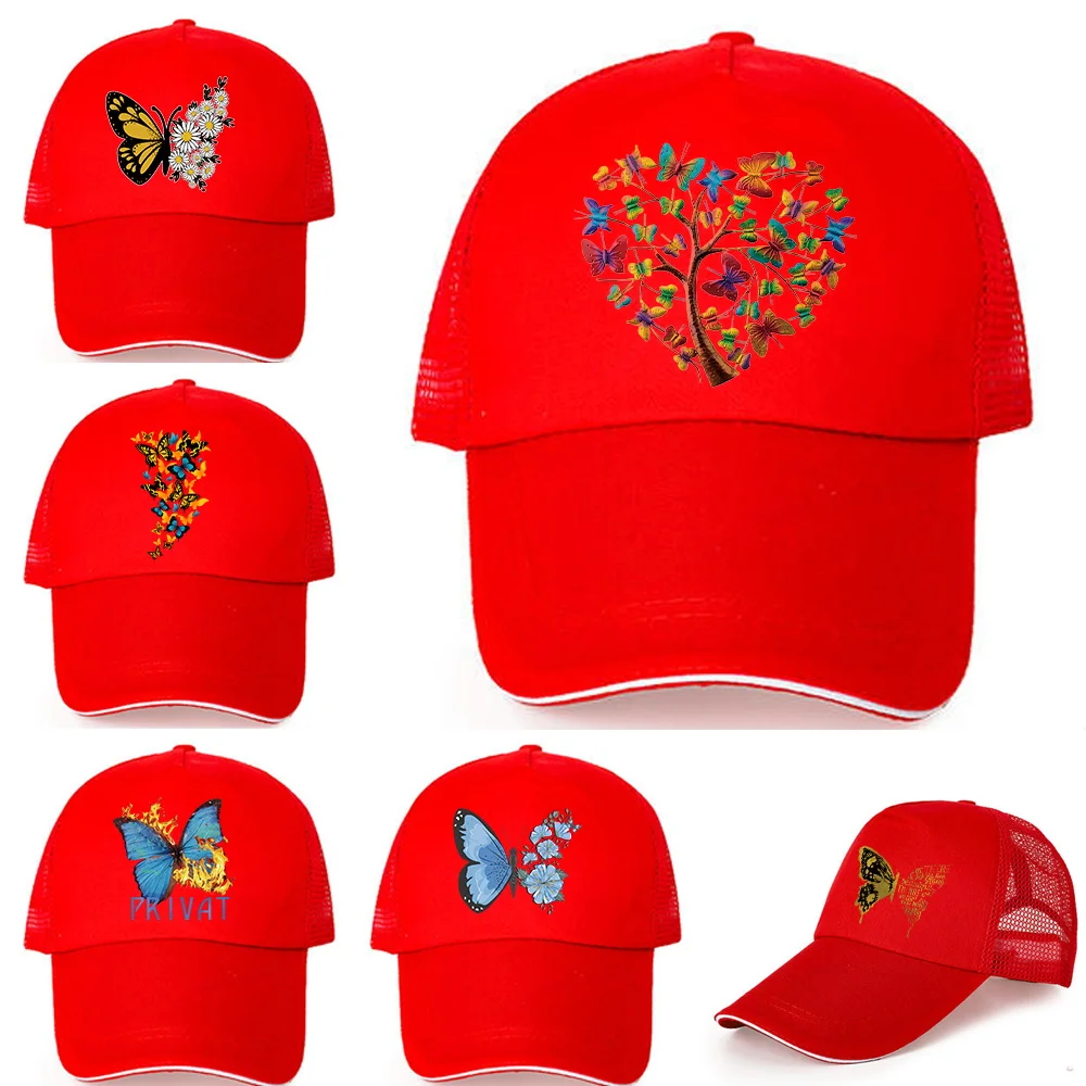 Summer Women Men Structured Baseball Cap Cotton Adjustable Snapback Sunhat Outdoor Sports Hip Hop Baseball Hat Butterfly Print
Summer Women Men Structured Baseball Cap Cotton Adjustable Snapback Sunhat Outdoor Sports Hip Hop Baseball Hat Butterfly Print