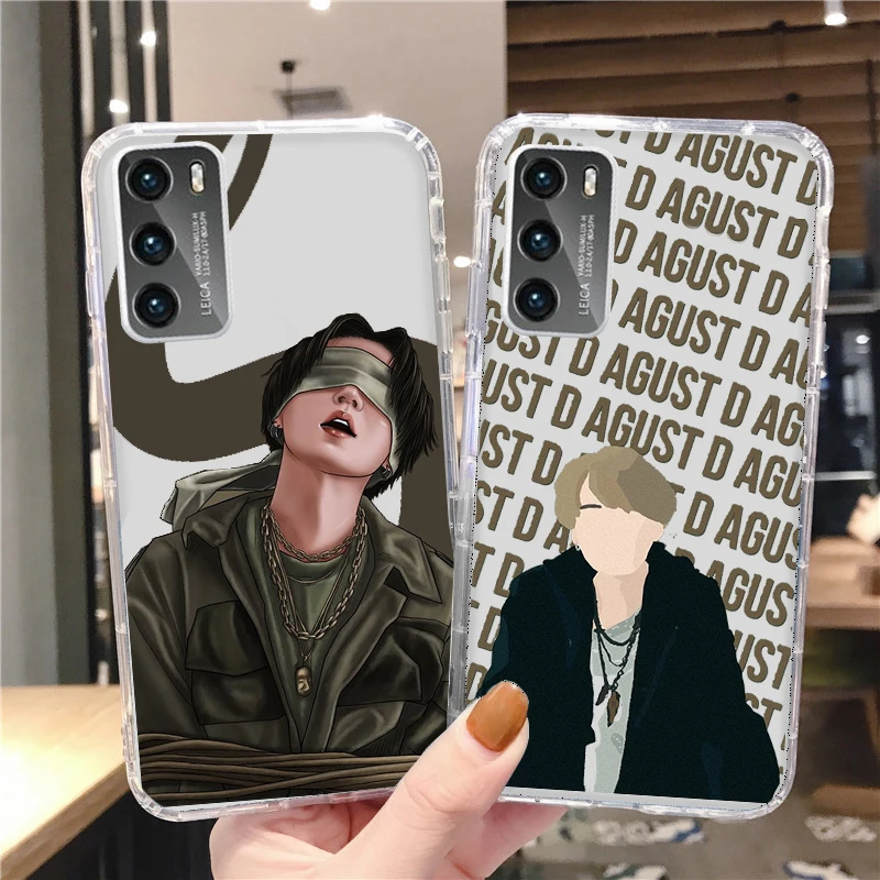 Agust D suga kpop transparent clear phone case for huawei honor mate p30 p20 p50 p40 50 8x 9c 8a lite pro plus
Agust D suga kpop transparent clear phone case for huawei honor mate p30 p20 p50 p40 50 8x 9c 8a lite pro plus