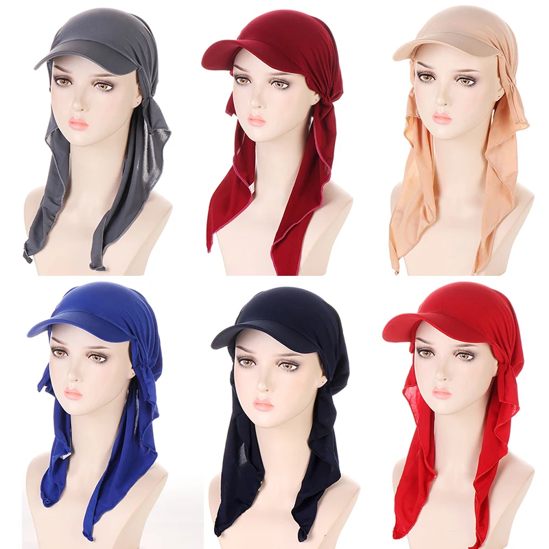 Women's Headscarf Baseball Cap Fashion Square Scarf Cap Soft Headscarf Baseball Cap Outdoor Brim Sunshade Anti-UV Hats Gifts
Women's Headscarf Baseball Cap Fashion Square Scarf Cap Soft Headscarf Baseball Cap Outdoor Brim Sunshade Anti-UV Hats Gifts