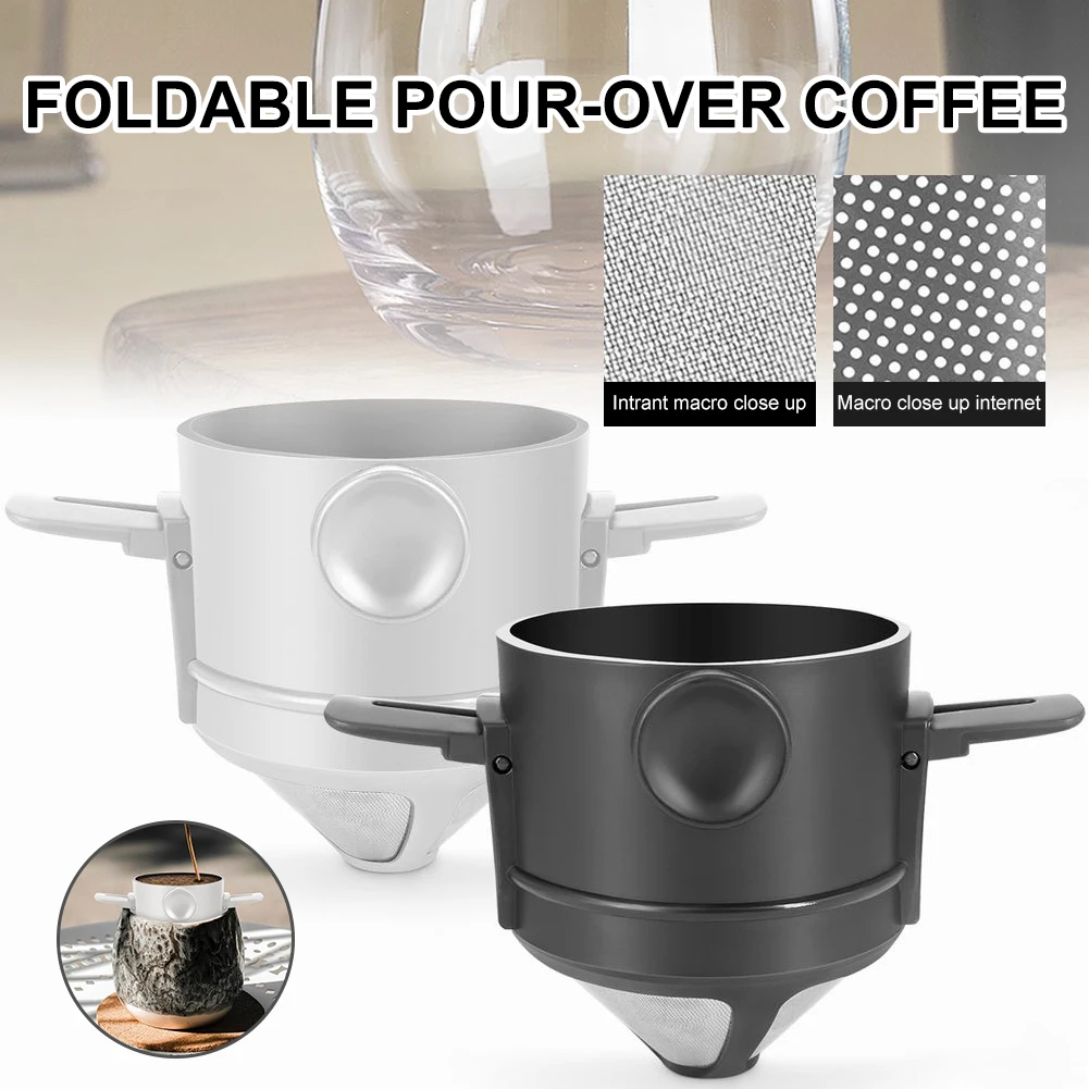Pour Over Coffee Dripper Paperless Coffee Tea Holder Coffee Filter Stainless Steel Foldable Portable Coffee Maker Reusable
Pour Over Coffee Dripper Paperless Coffee Tea Holder Coffee Filter Stainless Steel Foldable Portable Coffee Maker Reusable