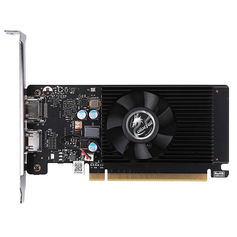 COLORFUL GeForce GT1010 LP 2GD4 Graphics Card 2GB 64Bit GPU 14Nm 1151MHz 1379MHz 2XHDMI-Compatible Video Card
COLORFUL GeForce GT1010 LP 2GD4 Graphics Card 2GB 64Bit GPU 14Nm 1151MHz 1379MHz 2XHDMI-Compatible Video Card