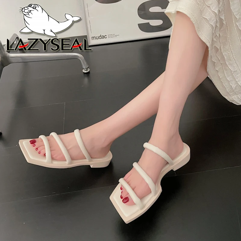LazySeal Minimalist Strap Design Slide Sandals Square Toe Slip On Slippers 2.5cm Low Heel Leisure Slides Candy Color Wome Sandal
LazySeal Minimalist Strap Design Slide Sandals Square Toe Slip On Slippers 2.5cm Low Heel Leisure Slides Candy Color Wome Sandal