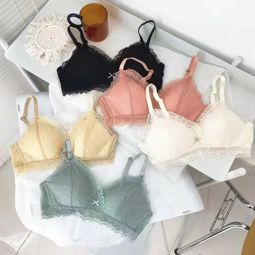 SP&CITY Romantic Sweet Girl Lace Women's Bra Summer Thin Hollow Out Sexy Underwear Small Chest Gathered Push Up Bras Lingerie
SP&CITY Romantic Sweet Girl Lace Women's Bra Summer Thin Hollow Out Sexy Underwear Small Chest Gathered Push Up Bras Lingerie