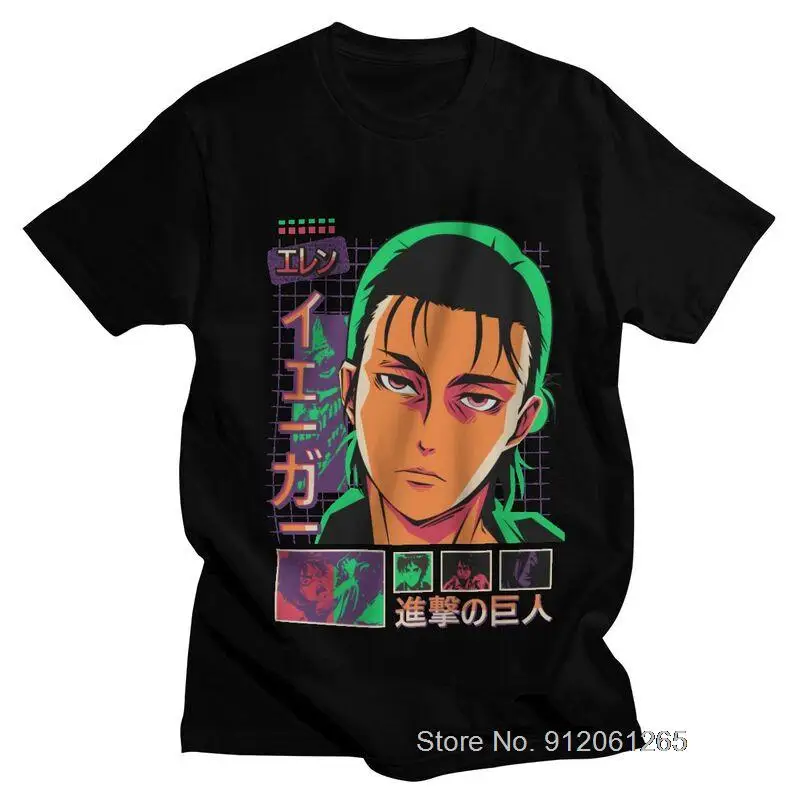 Attack On Titan Tshirt Men Short Sleeve Casual T Shirt Shingeki No Kyojin AOT Eren Yeager T-shirt Fitted 100% Cotton Tee Tops
Attack On Titan Tshirt Men Short Sleeve Casual T Shirt Shingeki No Kyojin AOT Eren Yeager T-shirt Fitted 100% Cotton Tee Tops