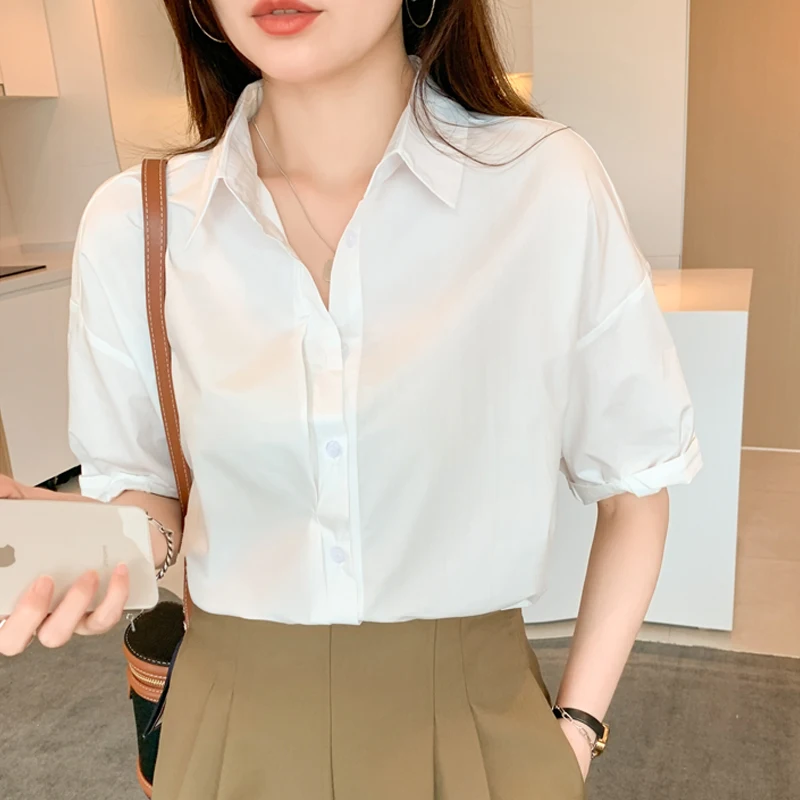 Fashion womens tops and blouses ladies chiffon shirts New Summer casual loose shirts Tops blusa mujer
Fashion womens tops and blouses ladies chiffon shirts New Summer casual loose shirts Tops blusa mujer