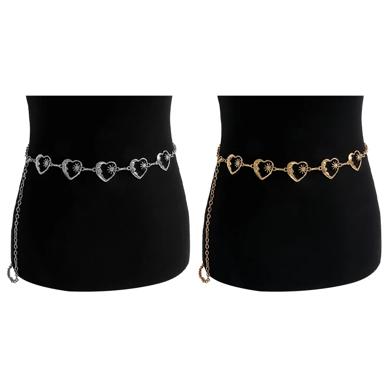 Harajuku Punk Moon Metal Belts Women Vintage Punk Gothic Moon Sun High Waist Chain Belts Pendant Belts Female
Harajuku Punk Moon Metal Belts Women Vintage Punk Gothic Moon Sun High Waist Chain Belts Pendant Belts Female