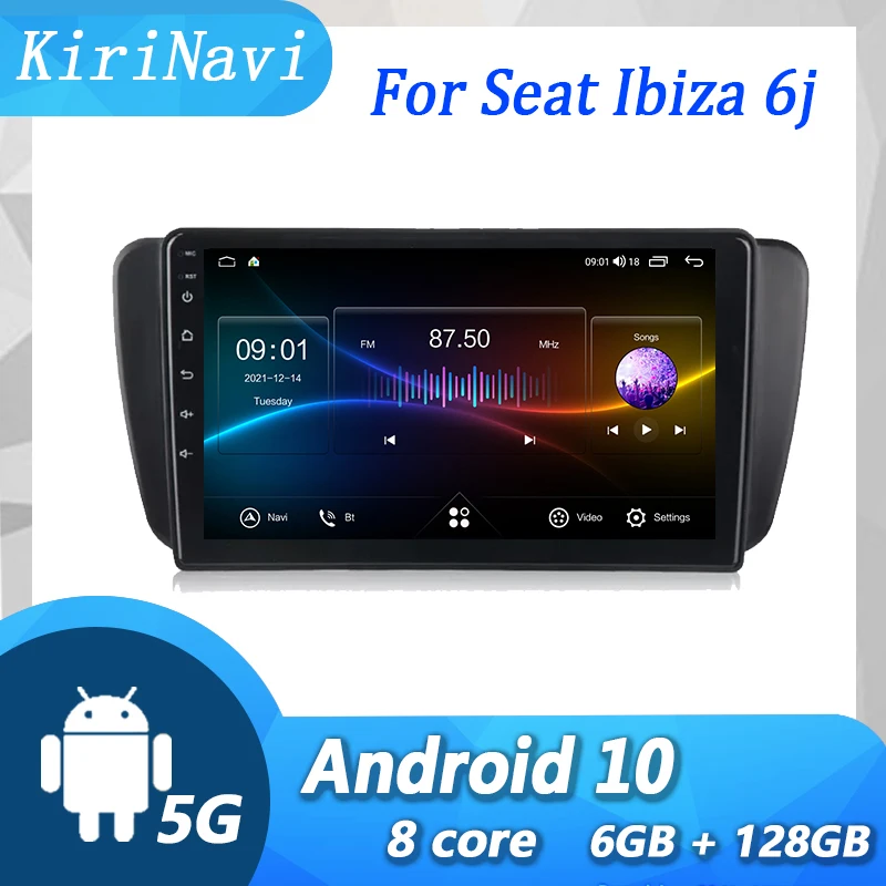 KiriNavi Android 11 Car Radio For Seat Ibiza 6j Car DVD Player Auto GPS Navigation Radio Automotivo 4G Stereo DSP WIFI 2009-2013
KiriNavi Android 11 Car Radio For Seat Ibiza 6j Car DVD Player Auto GPS Navigation Radio Automotivo 4G Stereo DSP WIFI 2009-2013